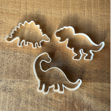 Dinosaurus uitstekers - Set van 3