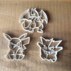 Pokemon uitstekers - Los of set van 3 Pokemon uitstekers - Los of set van 3