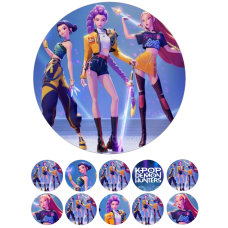K-Pop eetbare print voor taart en cupcakes | Combi Deal