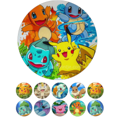 Pokemon eetbare print voor taart en cupcakes | Combi Deal