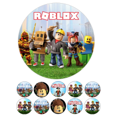 Roblox eetbare print voor taart en cupcakes | Combi Deal