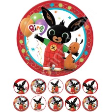 Bing eetbare taart en cupcake print | Combi Deal Bing eetbare taart en cupcake print | Combi Deal