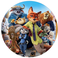 Zootopia taartprint