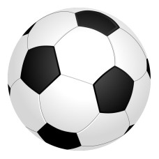 Voetbal taartprint